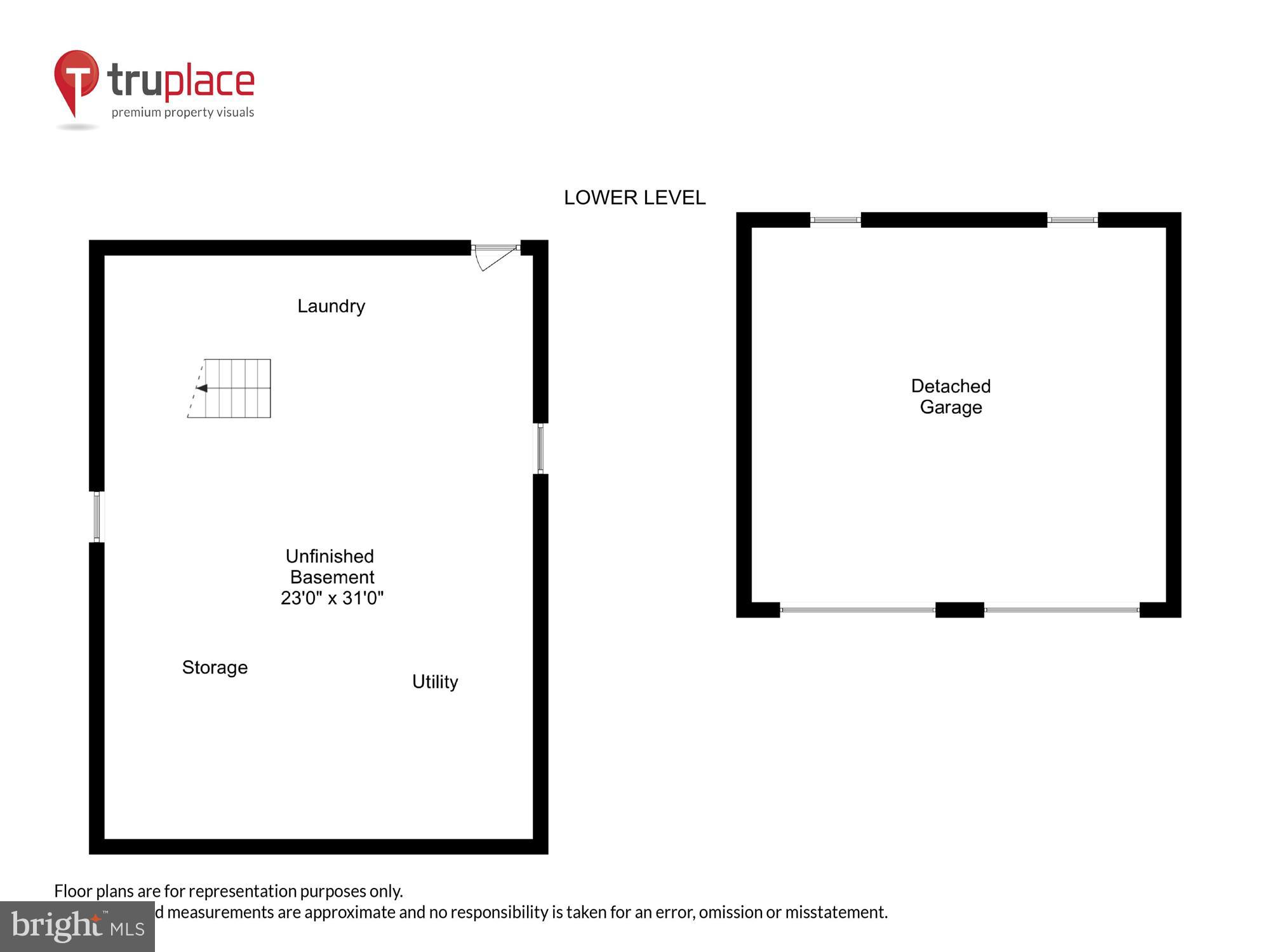 1544 Dennings Road New Windsor, MD 21776 - Photo 26 of 27 Floor Plan Basement & Garage