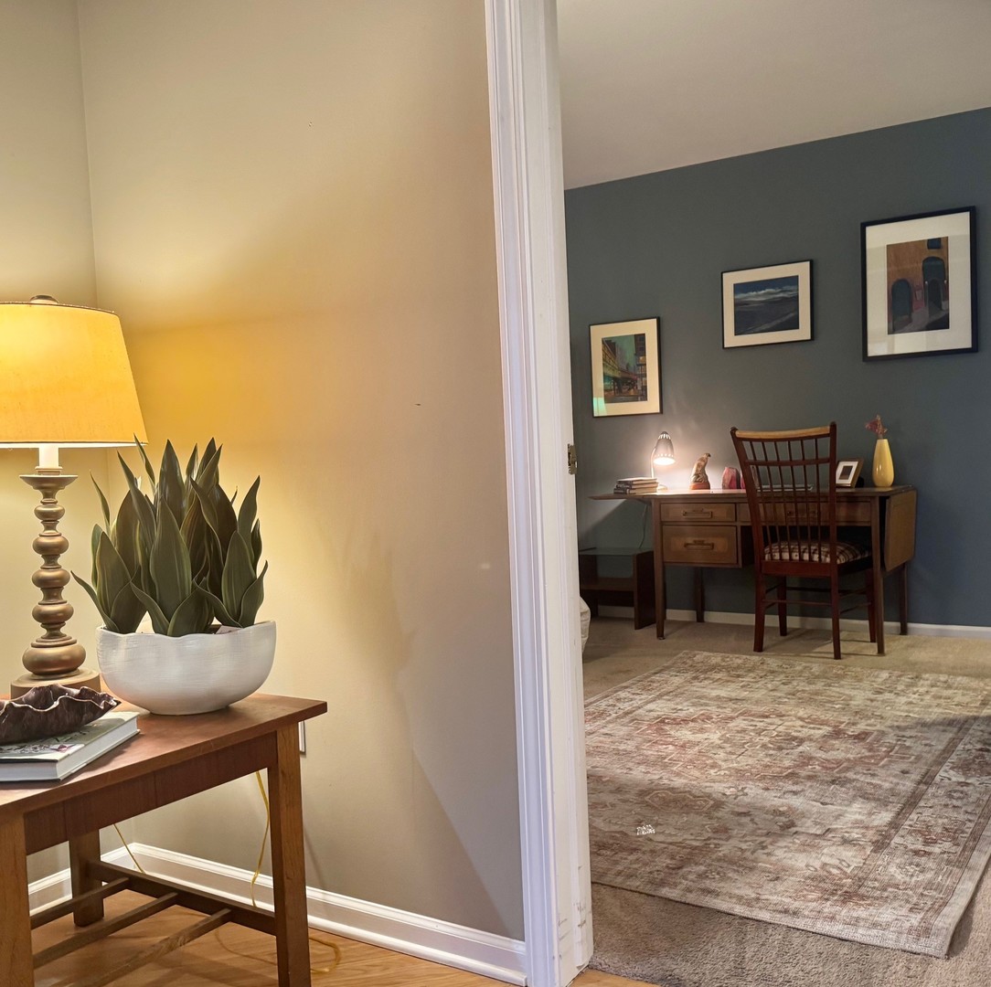 1325 Perry Street, Unit 606 Des Plaines, IL 60016 - Photo 23 of 25 a workspace room with furniture and a potted plant