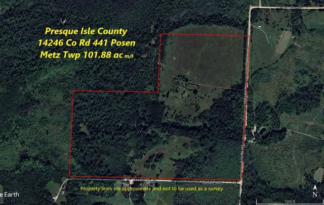 $279,900 | 14246 County Road 441, Posen, MI 49776