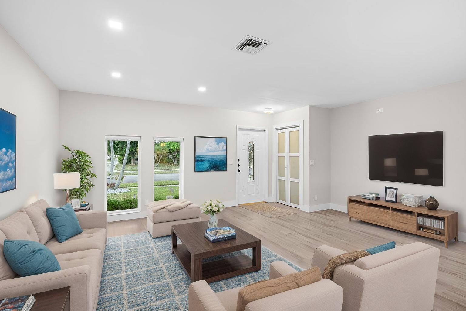 14624 Country Side Lane Delray Beach, FL 33484 - Photo 11 of 42 Living Room - Virtually Staged