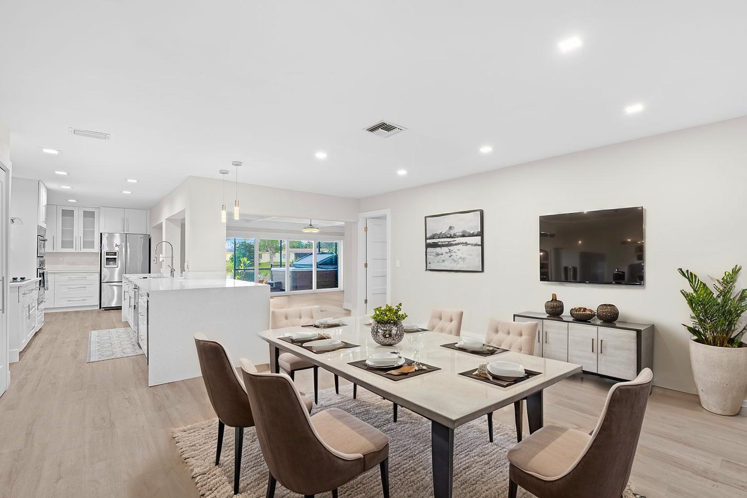 14624 Country Side Lane Delray Beach, FL 33484 - Photo 41 of 42 Floor Plan - Virtually Staged as Dining