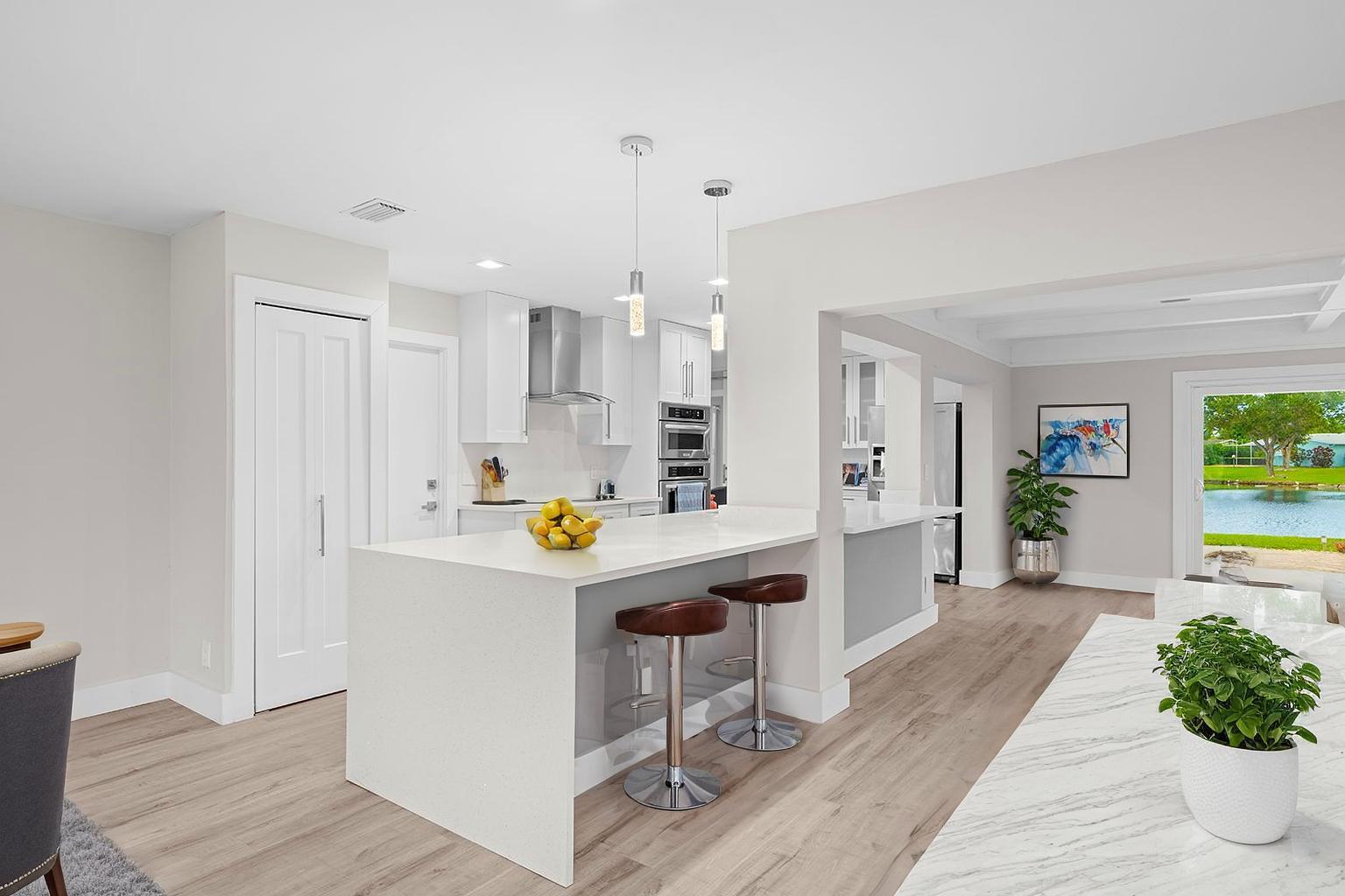 14624 Country Side Lane Delray Beach, FL 33484 - Photo 8 of 42 Kitchen Island Counters - Virtually Stag