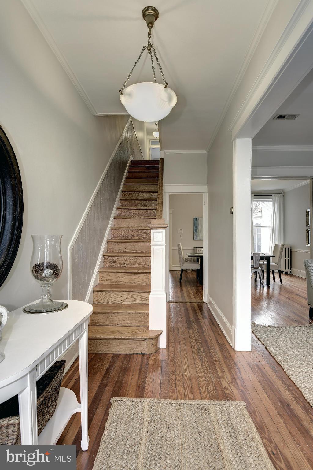 1351 A Street Northeast Washington, DC 20002 - Photo 2 of 26 a view of entryway and hall with wooden floor