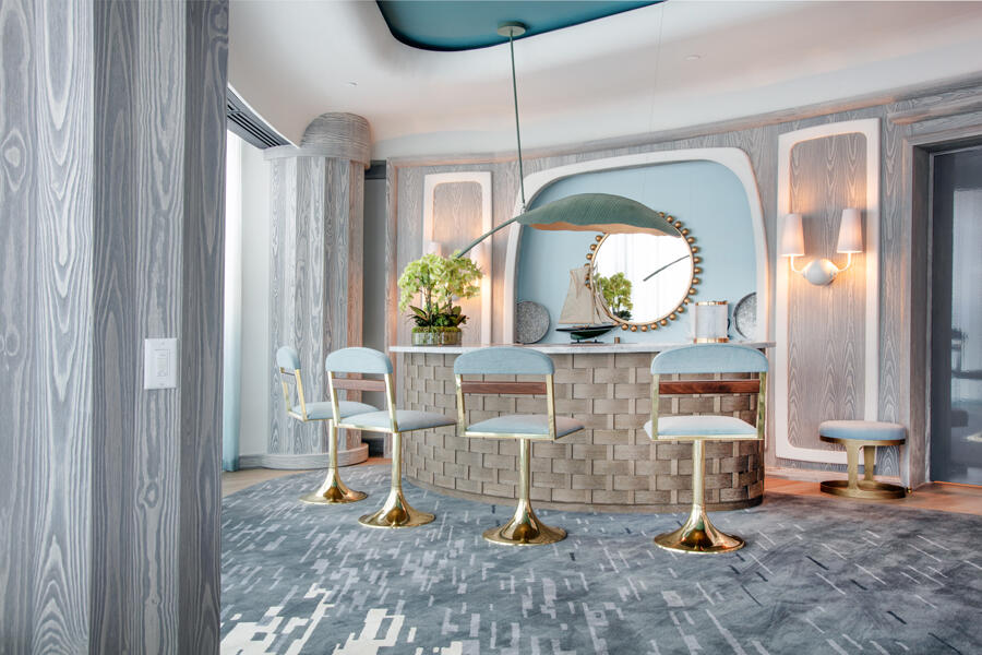 1333 South Flagler Drive, Unit 1001 West Palm Beach, FL 33401 - Photo 15 of 20 a view of gym equipment and floor to ceiling window