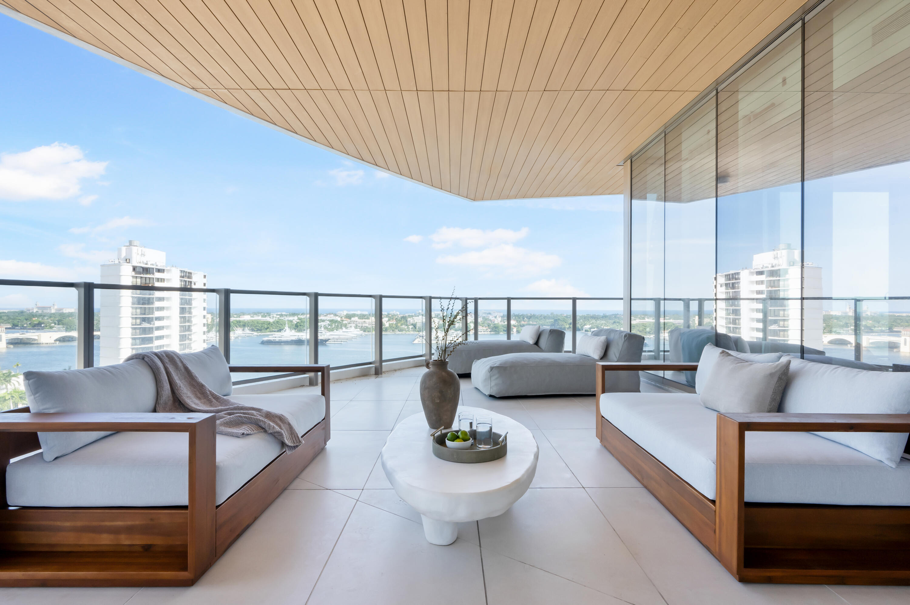 1333 South Flagler Drive, Unit 1001 West Palm Beach, FL 33401 - Photo 9 of 20 a living room with furniture and white walls