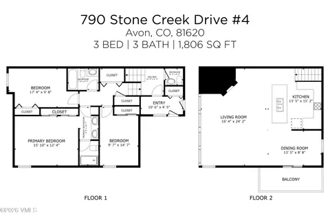 $1,195,000 | 790 Stone Creek Drive, Unit 4, Avon, CO 81620