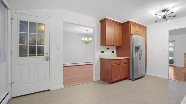 a room with closet and mirror