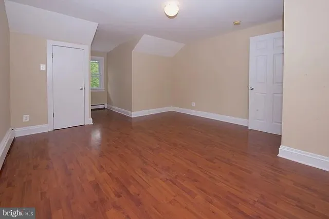 wooden floor in an empty room