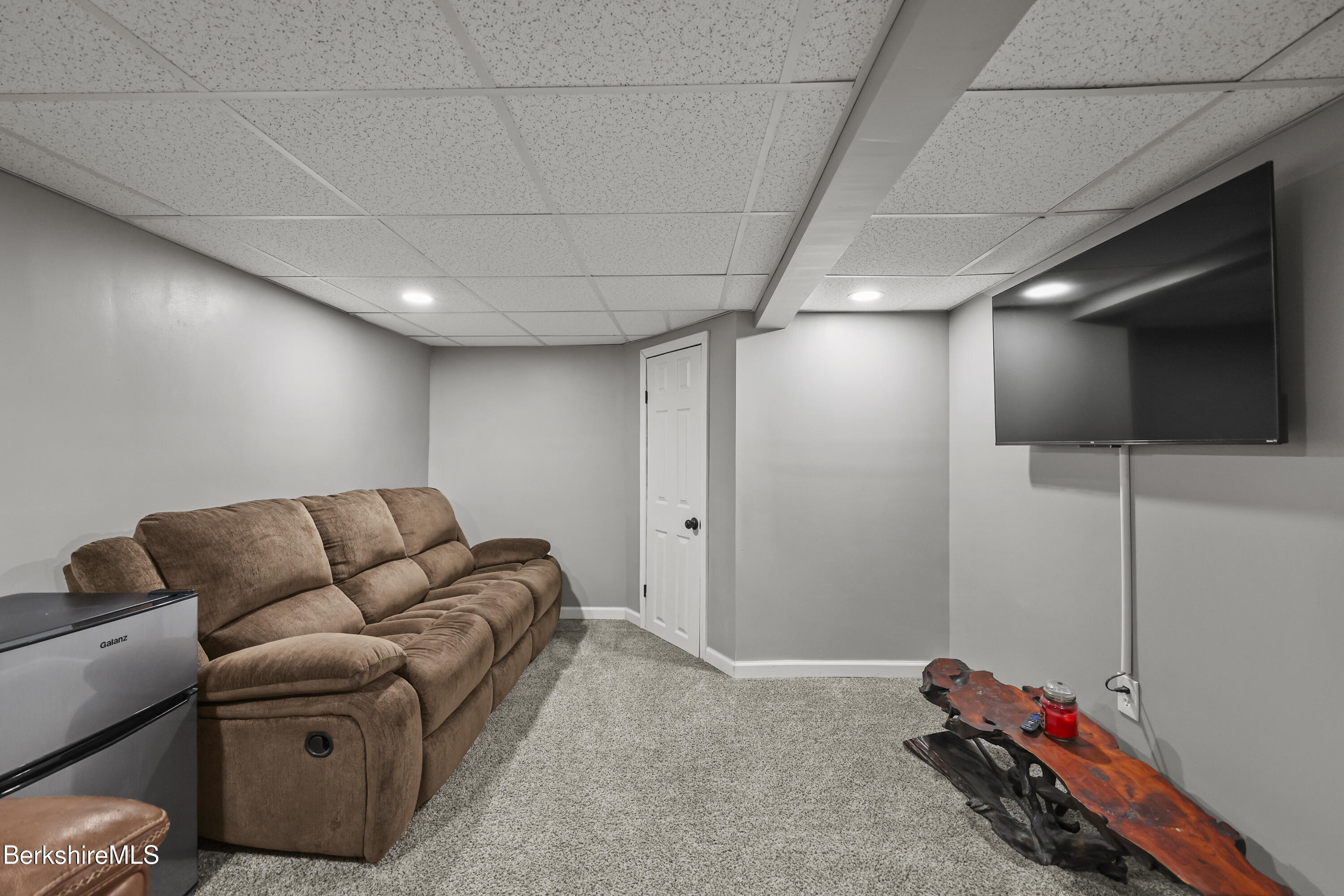 96 Broadview Terrace Pittsfield, MA 01201 - Photo 32 of 34 Lower Level Movie Room