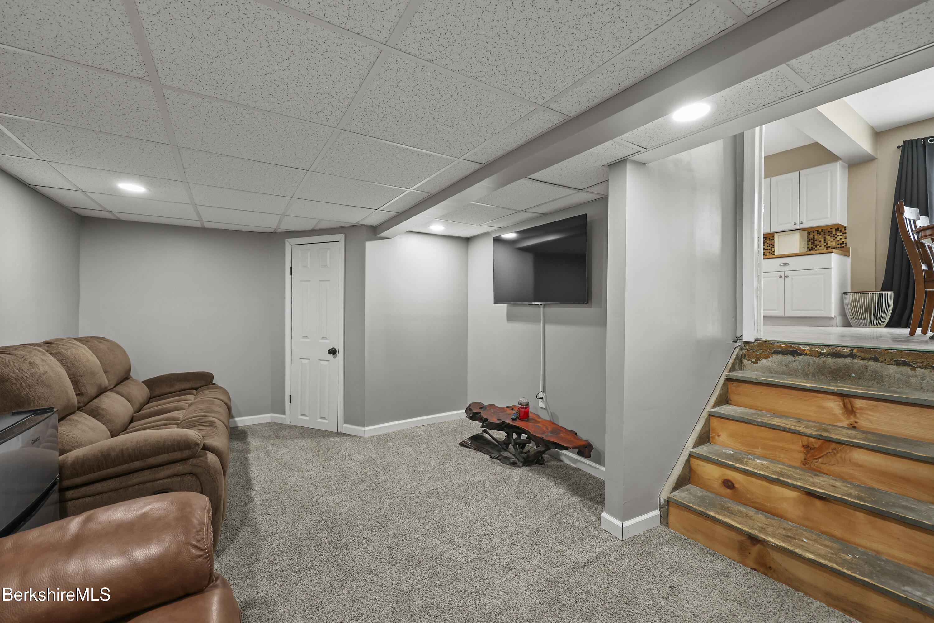 96 Broadview Terrace Pittsfield, MA 01201 - Photo 33 of 34 Lower Level Movie Room