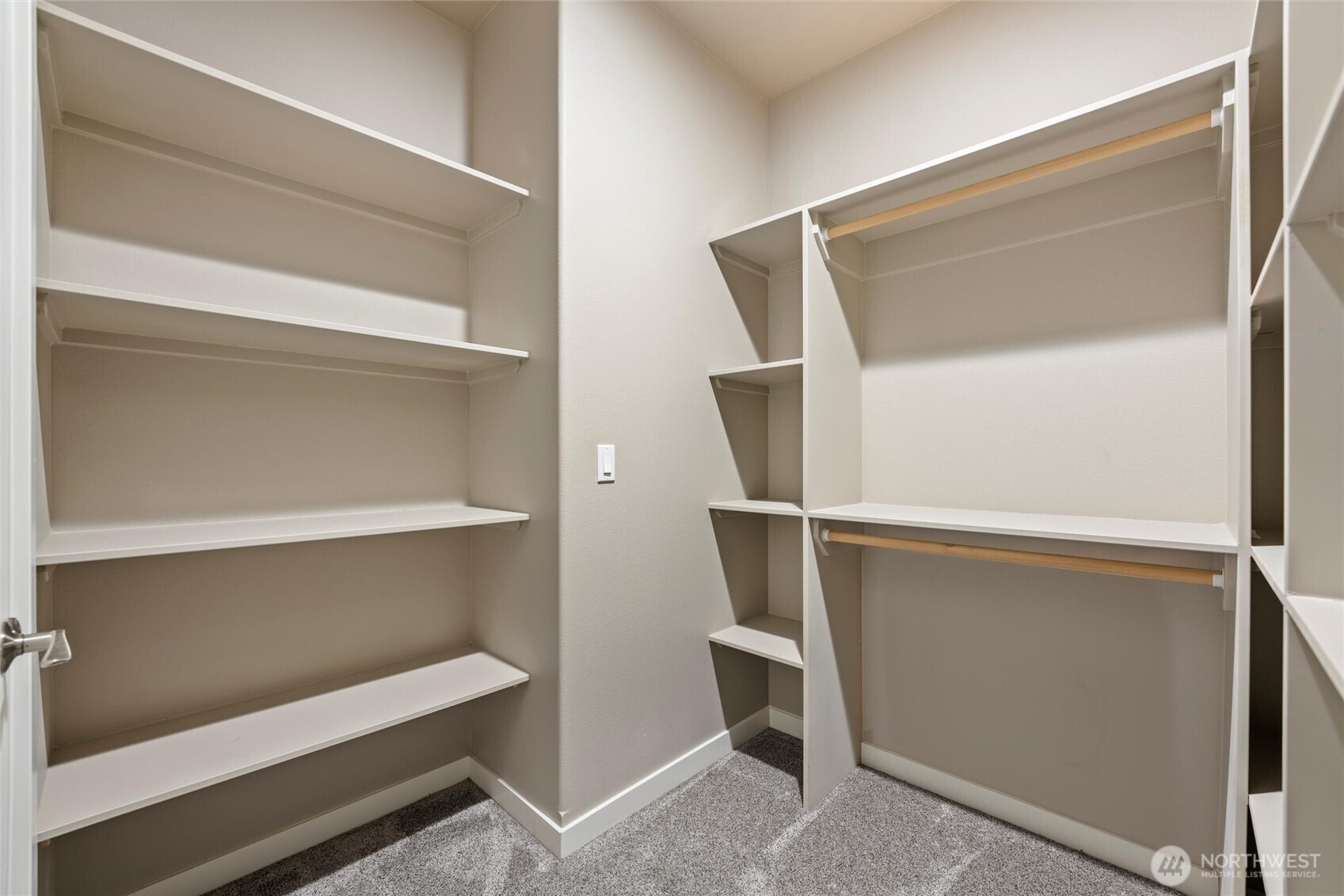 5889 Ne Road Moses Lake, WA 98837 - Photo 36 of 39 a view of walk in closet with empty racks