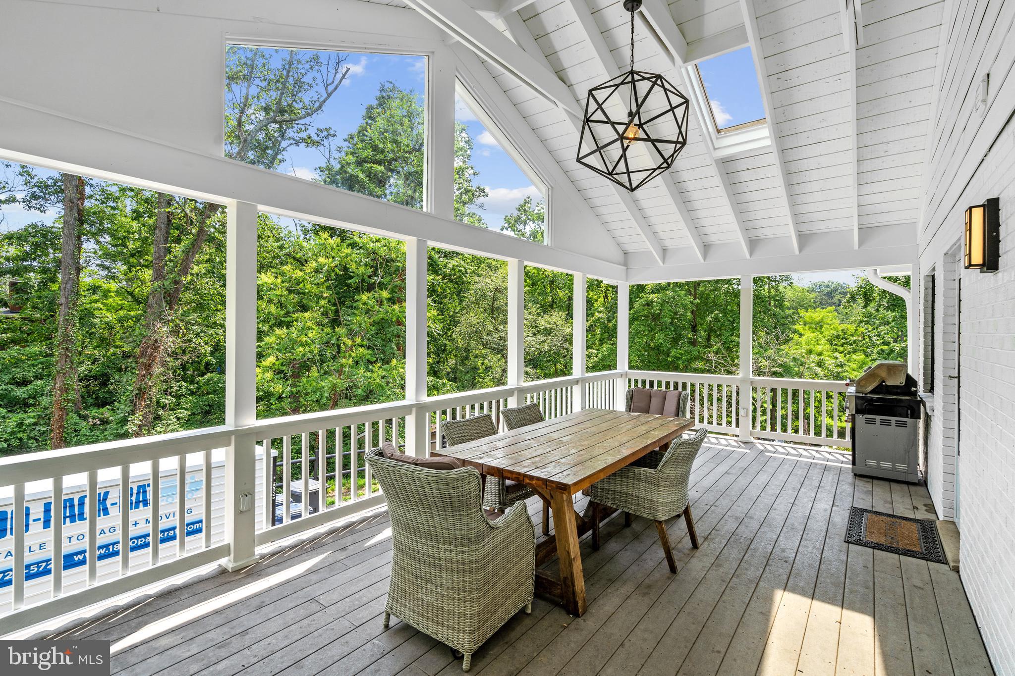 7117 Fort Hunt Road Alexandria, VA 22307 - Photo 3 of 47 Large open deck off kitchen