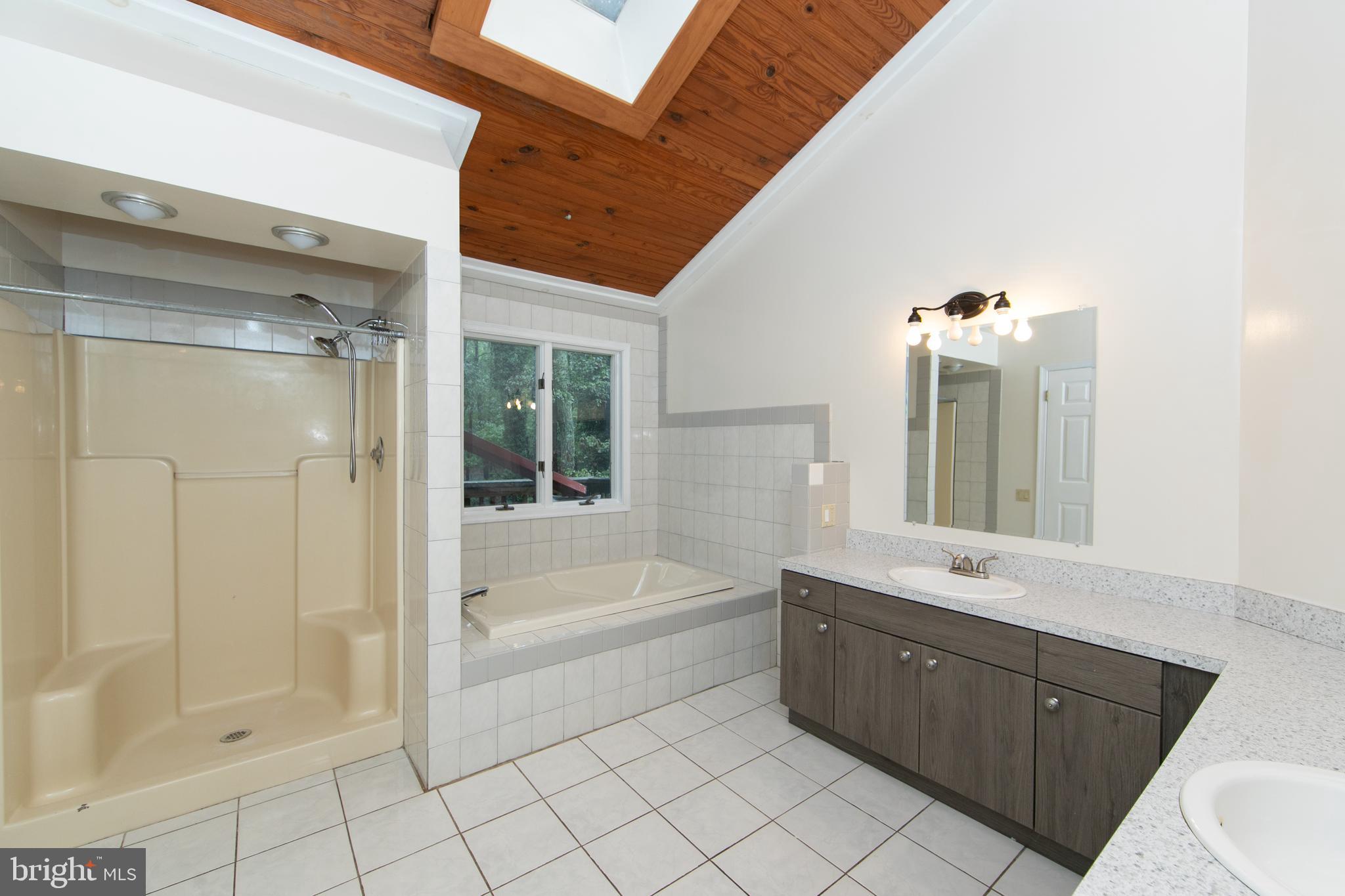 18 Tomahawk Court Medford, NJ 08055 - Photo 40 of 68 a spacious bathroom with a tub sink shower and mirror