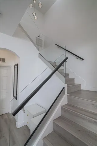 a view of a workspace with furniture