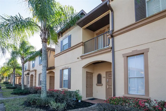 a front view of a house with balcony