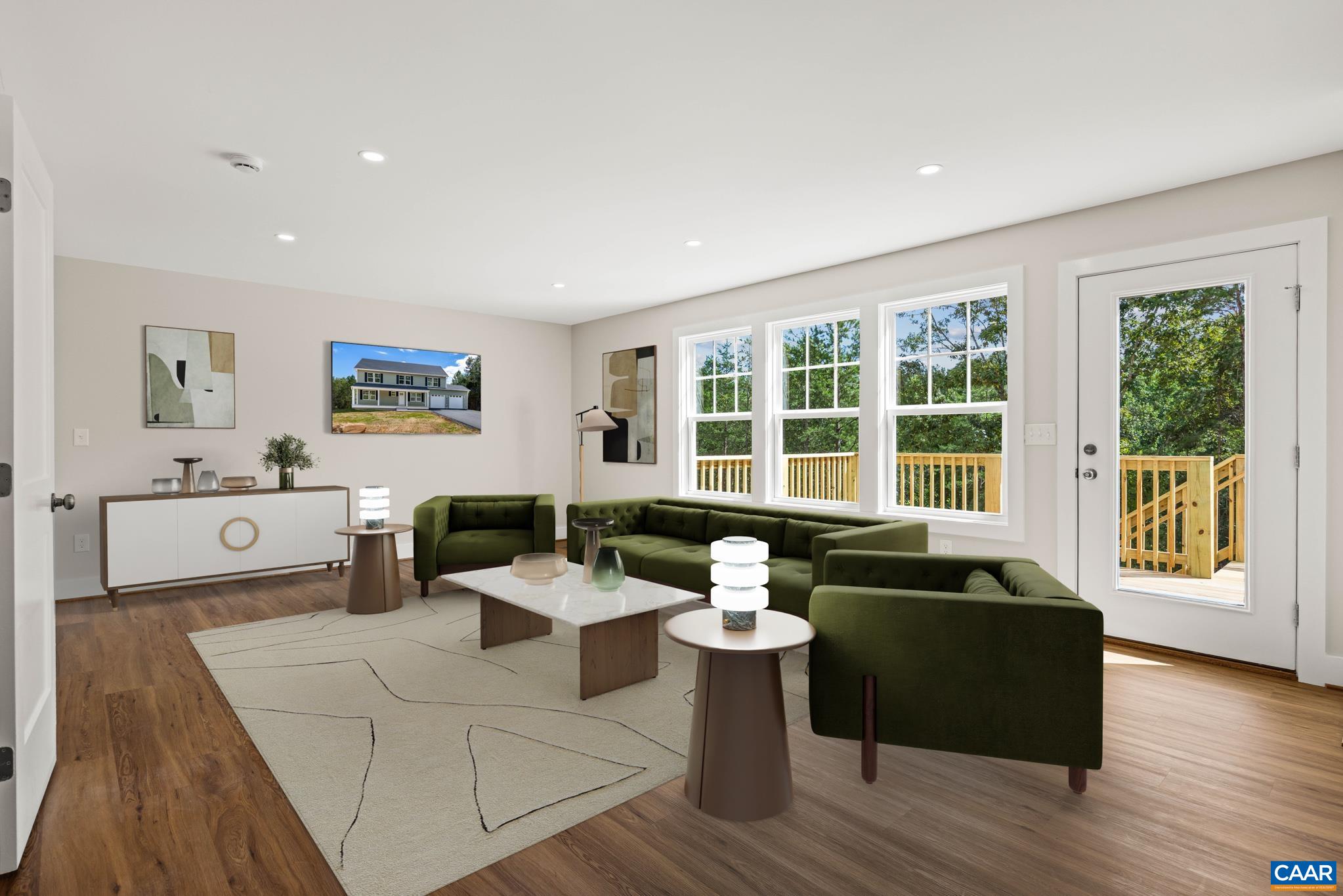 242 Palmer Place Ruckersville, VA 22968 - Photo 24 of 69 a living room with furniture and a window