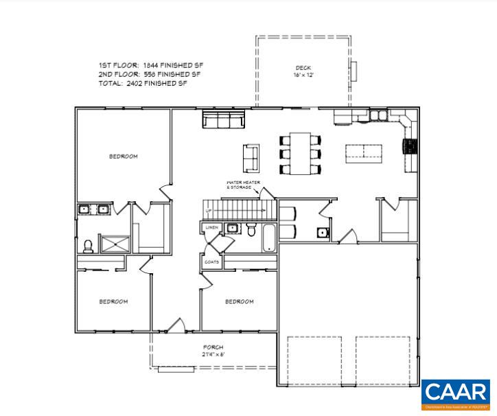 242 Palmer Place Ruckersville, VA 22968 - Photo 62 of 69 Model 2: 1st Floor