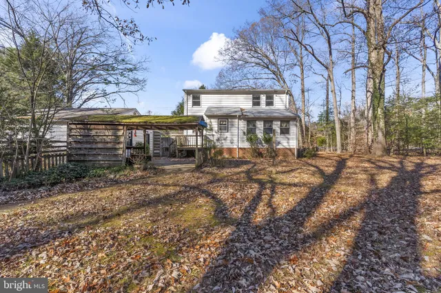 a view of a room with shelves