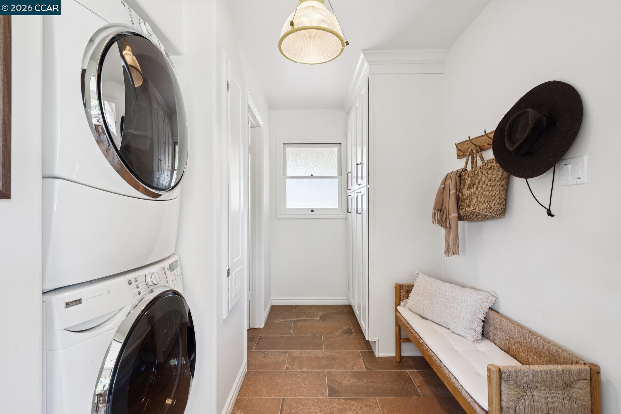20 Santa Rita Drive Walnut Creek, CA 94596 - Photo 27 of 44 a view of a hallway with washer and dryer