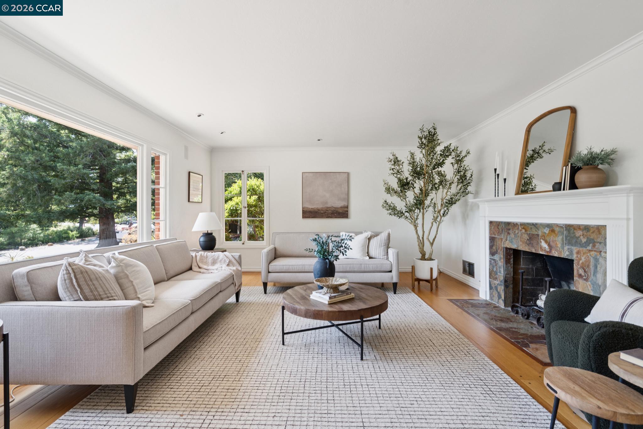 20 Santa Rita Drive Walnut Creek, CA 94596 - Photo 8 of 44 a living room with furniture fireplace and window