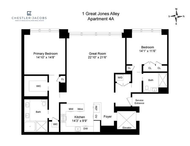 $5,000,000 | 1 Great Jones Alley, Unit 4A | NoHo