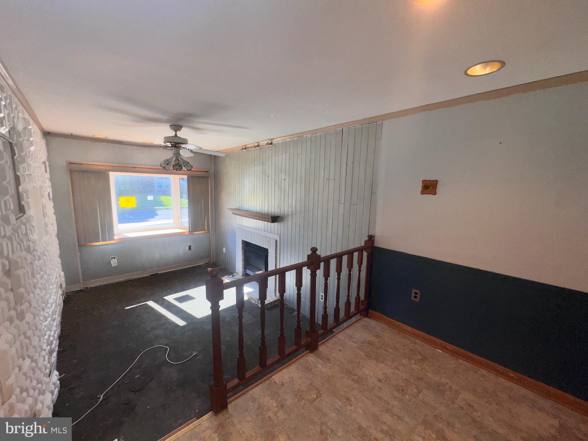 810 Irvington Road Drexel Hill, PA 19026 - Photo 16 of 30 family room with fireplace