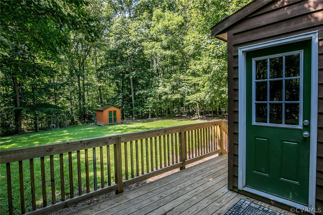564 Jackson Road Bumpass, VA 23024 - Photo 32 of 36 a view of a deck