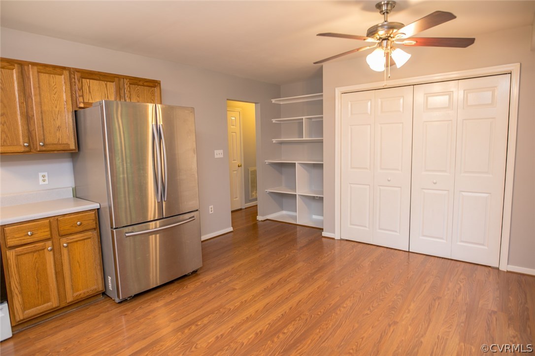 564 Jackson Road Bumpass, VA 23024 - Photo 8 of 36 a kitchen with stainless steel appliances a refrigerator and cabinets