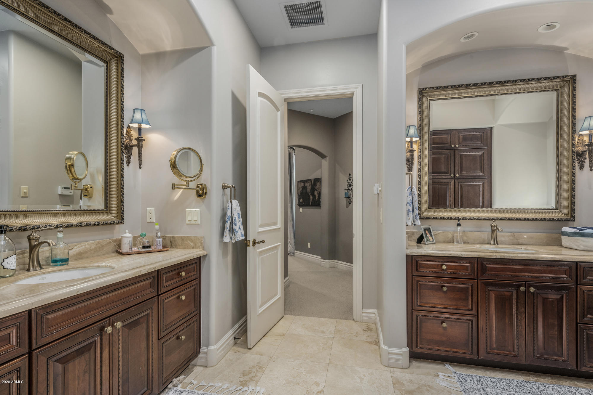 307 West Lamar Road Phoenix, AZ 85013 - Photo 25 of 61 a spacious bathroom with a double vanity sink double and mirror