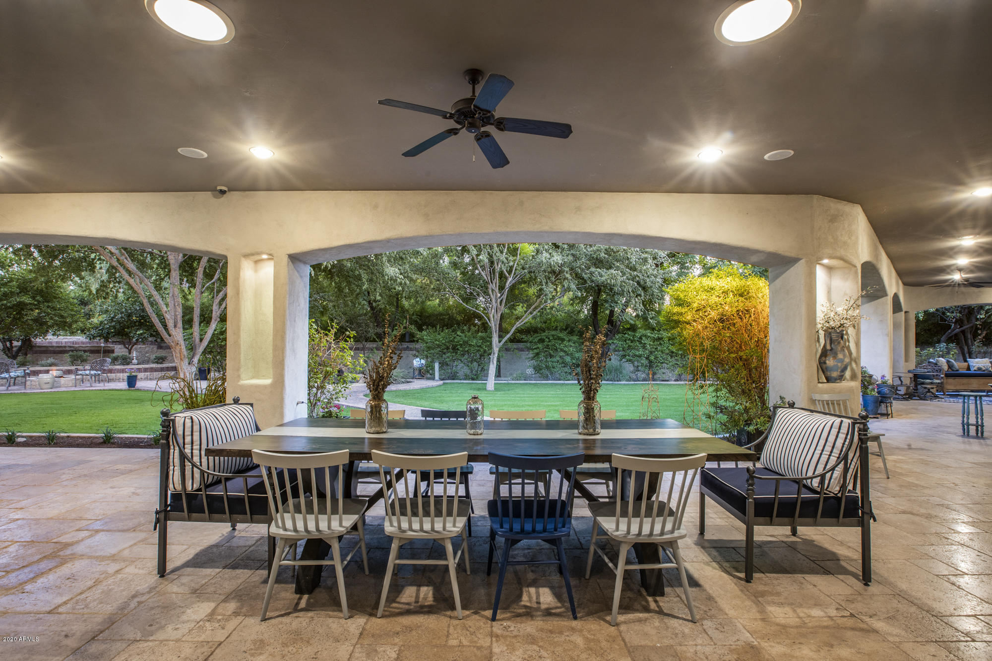 307 West Lamar Road Phoenix, AZ 85013 - Photo 44 of 61 a view of a dining room with furniture garden and mountain view