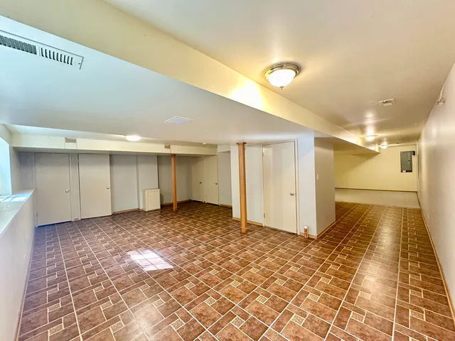 a view of an empty room