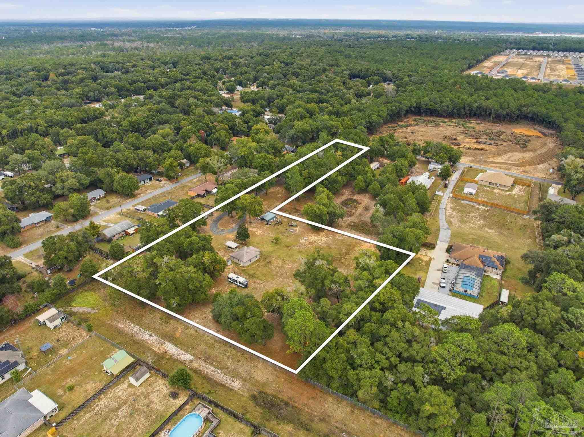 4393 Rice Road Milton, FL 32583 - Photo 36 of 52 a view of a tennis court