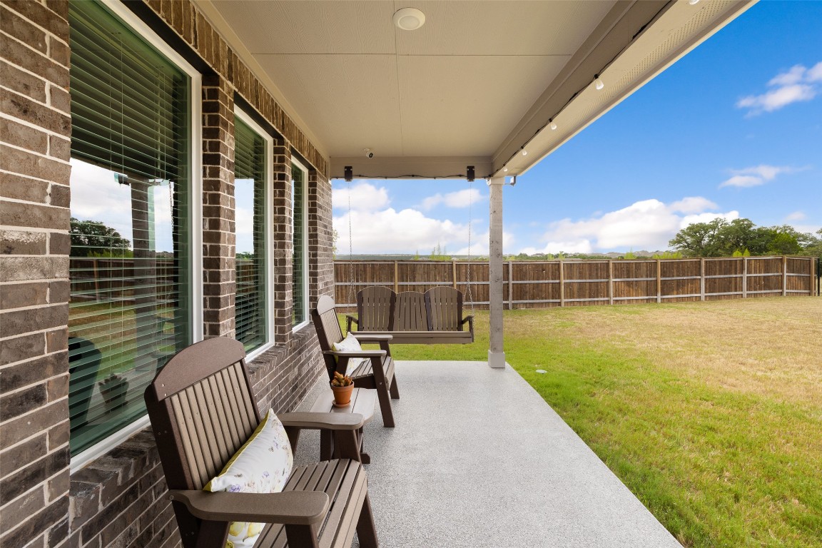 109 Rambling Rapids Drive Georgetown, TX 78628 - Photo 36 of 37 View of patio