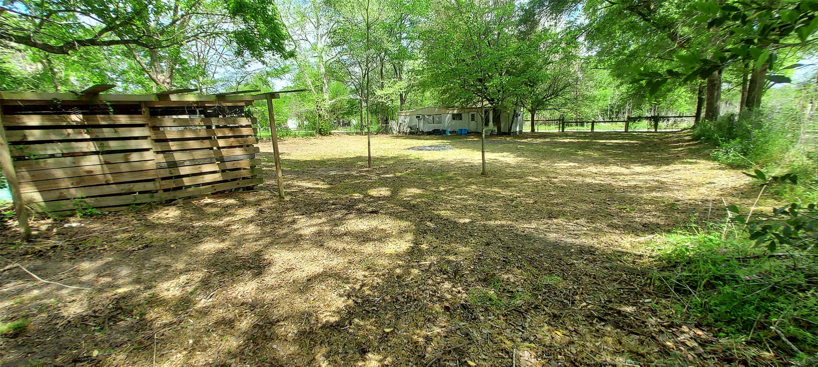 324 East Second Street Groveton, TX 75845 - Photo 8 of 20 a view of a yard with plants and trees