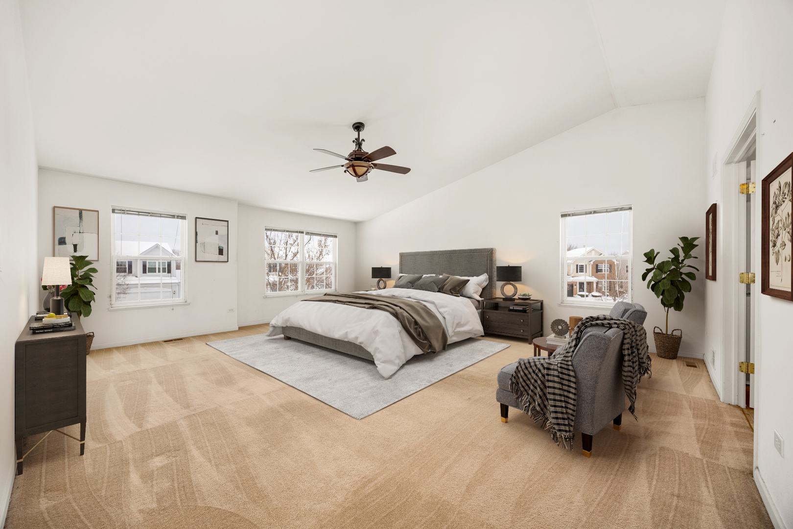 333 Claridge Circle Bolingbrook, IL 60440 - Photo 16 of 33 a spacious bedroom with a bed and couch