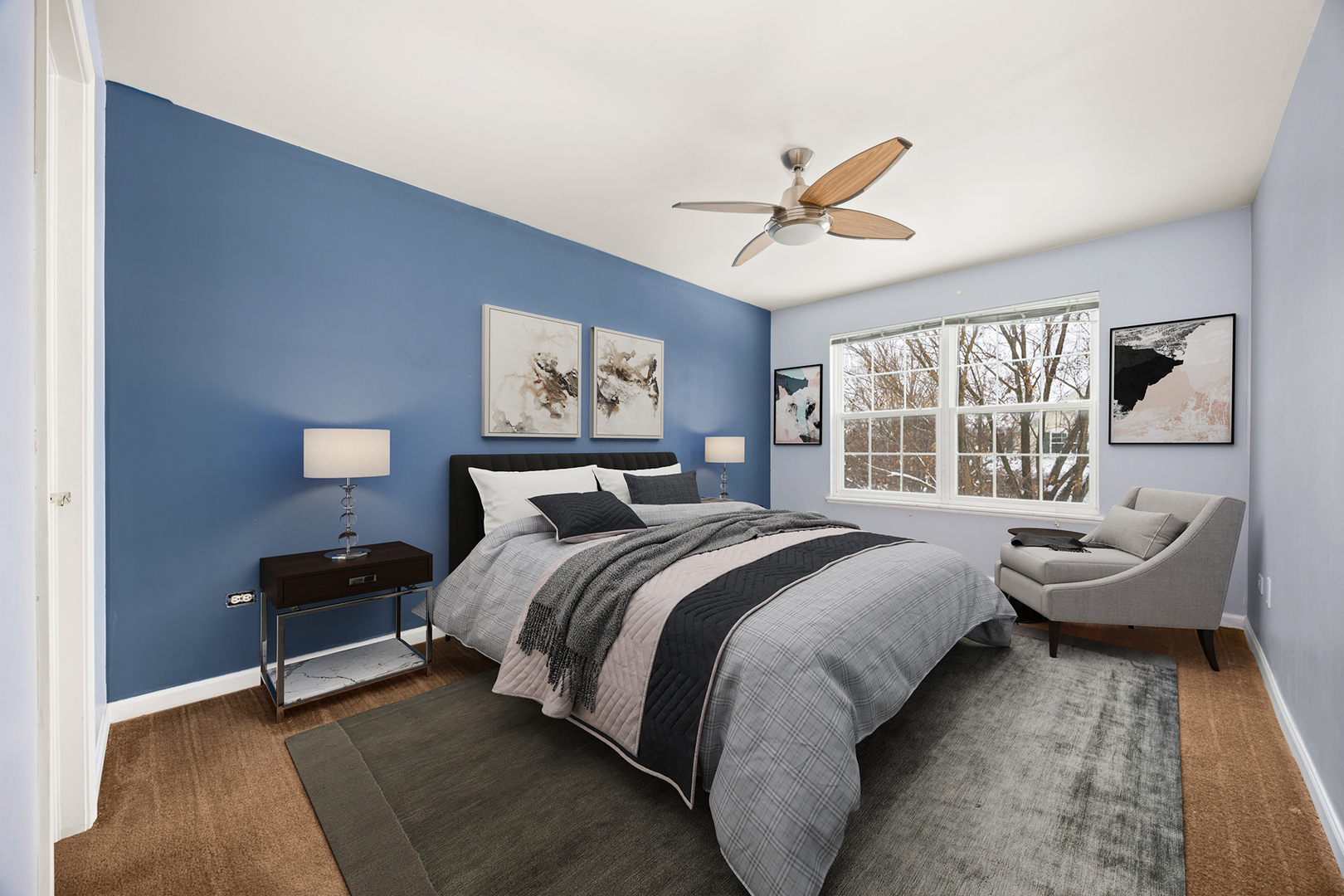 333 Claridge Circle Bolingbrook, IL 60440 - Photo 25 of 33 a bedroom with a bed and a large window