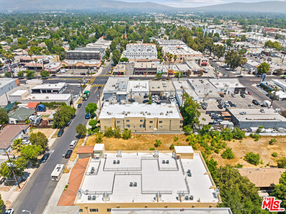 7122 Amigo Avenue Reseda, CA 91335 - Photo 15 of 16 an aerial view of a city with lots of residential buildings