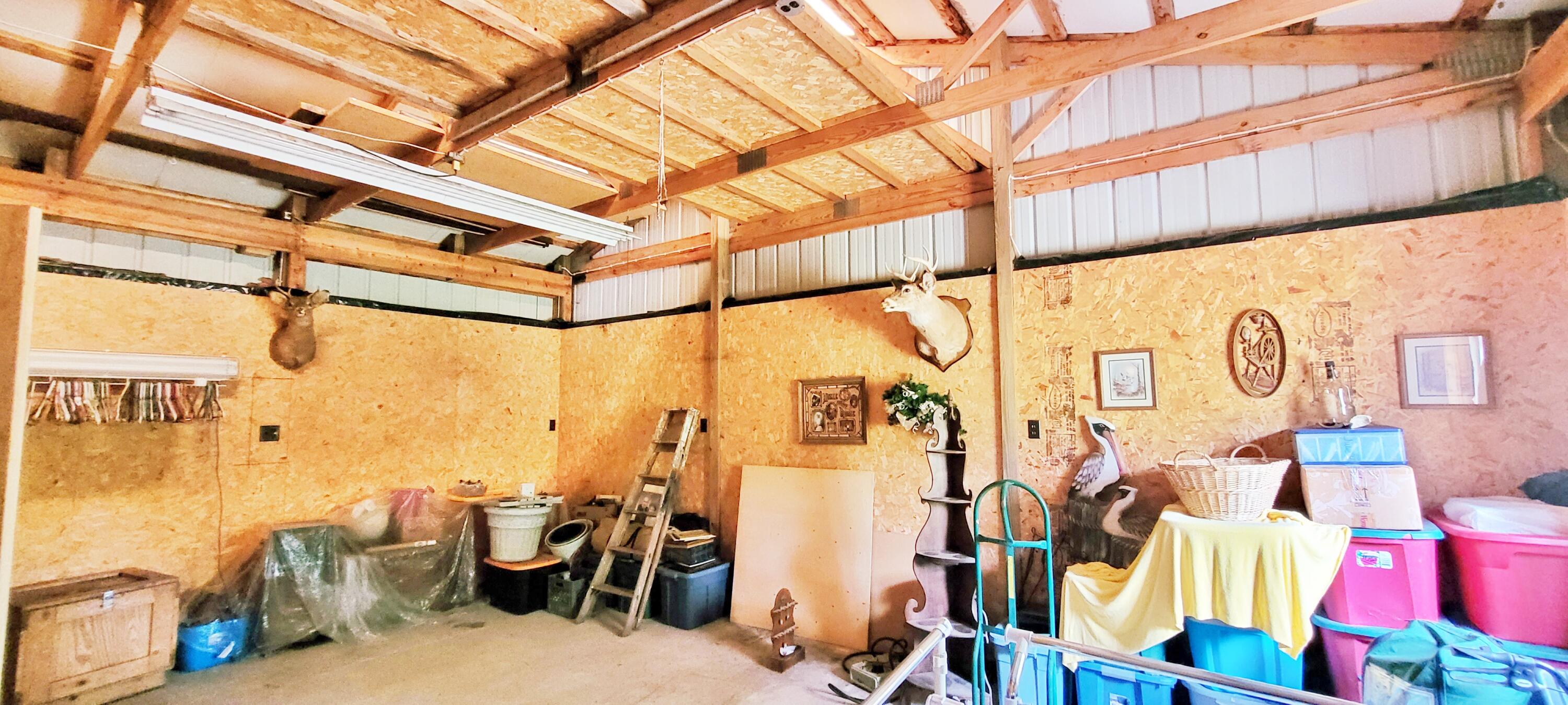 5350 East Crystal Lake Road Holton, MI 49425 - Photo 32 of 32 pole barn interior