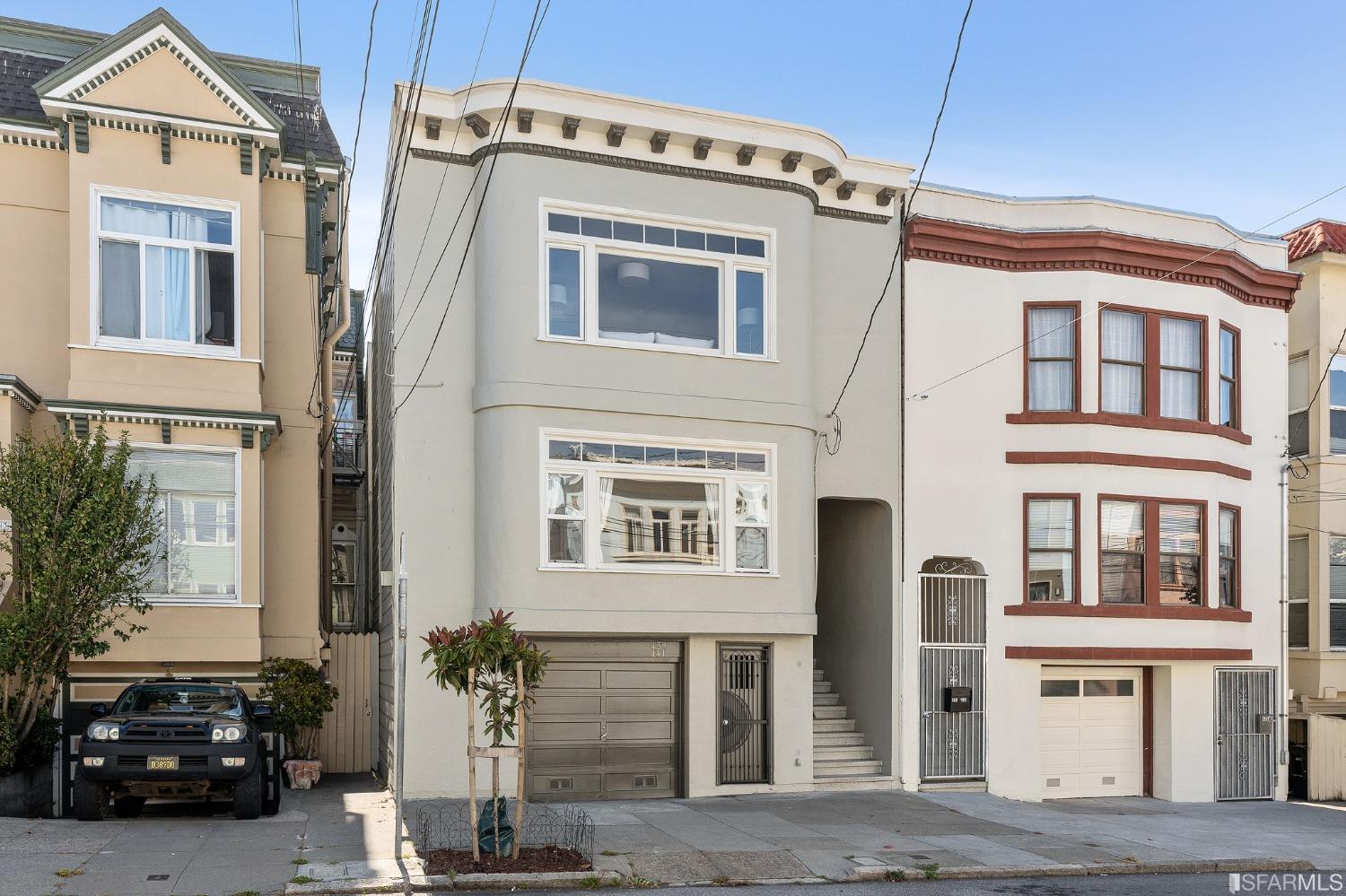 439-441 11th Avenue San Francisco, CA 94118 - Photo 57 of 73 a front view of a building with multiple windows