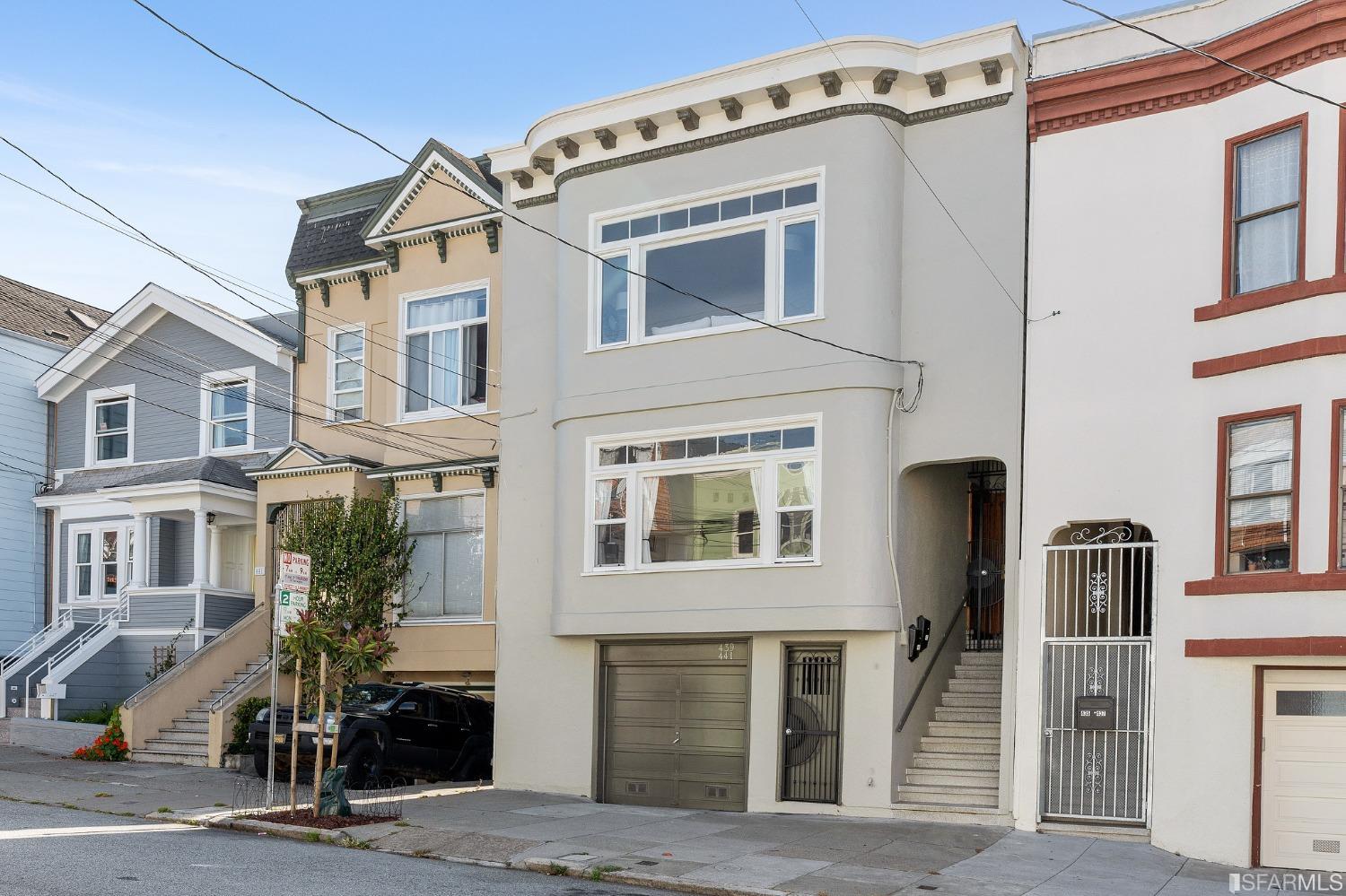 439-441 11th Avenue San Francisco, CA 94118 - Photo 58 of 73 a front view of a house with a garage