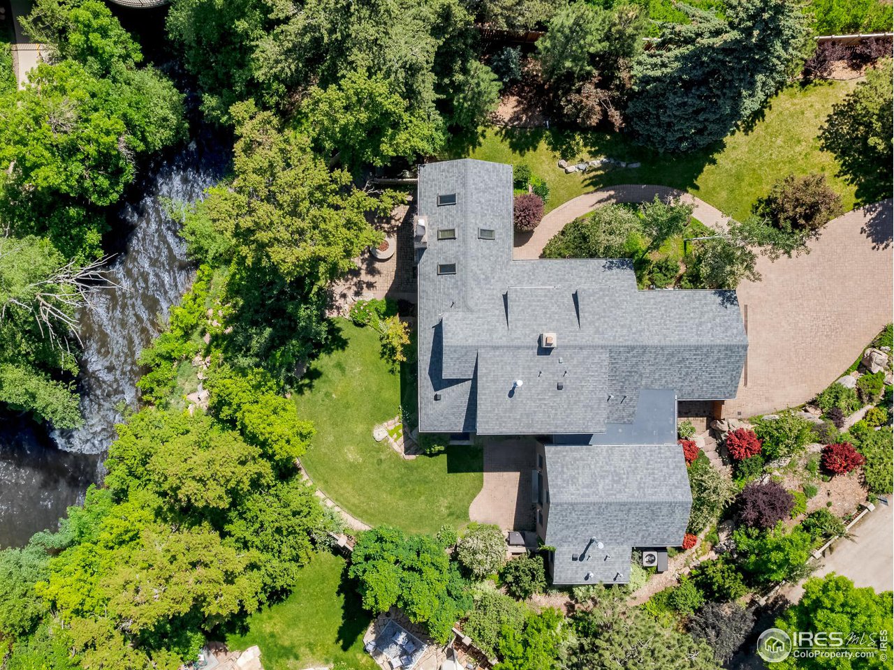 1213 17th Street Boulder, CO 80302 - Photo 35 of 38 an aerial view of a house