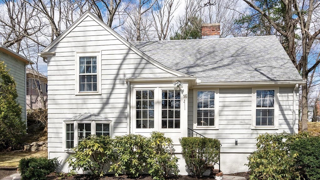 16 Conant Road Brookline, MA 02467 - Photo 1 of 31 a view of a house with a yard and potted plants