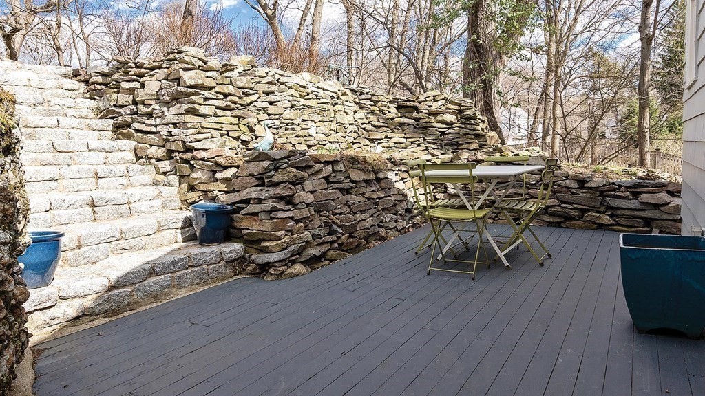 16 Conant Road Brookline, MA 02467 - Photo 25 of 31 a view of outdoor space with seating space