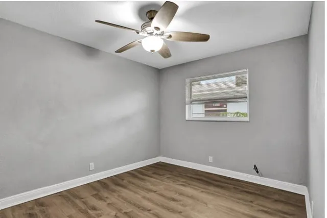 wooden floor in a room