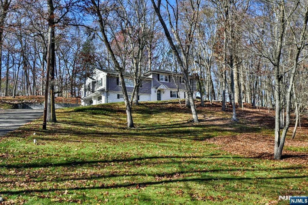 28 Overlook Road Saddle River, NJ 07458 - Photo 5 of 35 a swimming pool with view of trees in the background