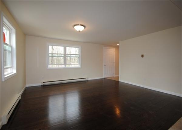 19 Zuell Hill Road Monson, MA 01057 - Photo 23 of 27 a view of an empty room with wooden floor and a window
