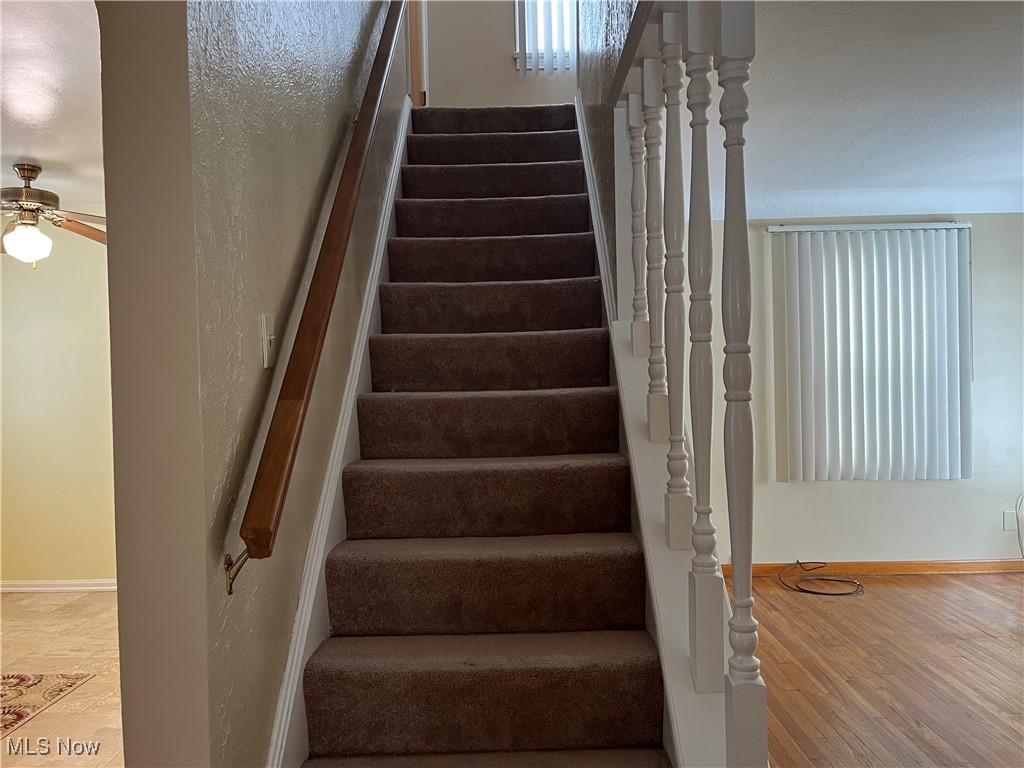 15405 Corkhill Road Maple Heights, OH 44137 - Photo 32 of 50 Carpeted Steps going Upstairs