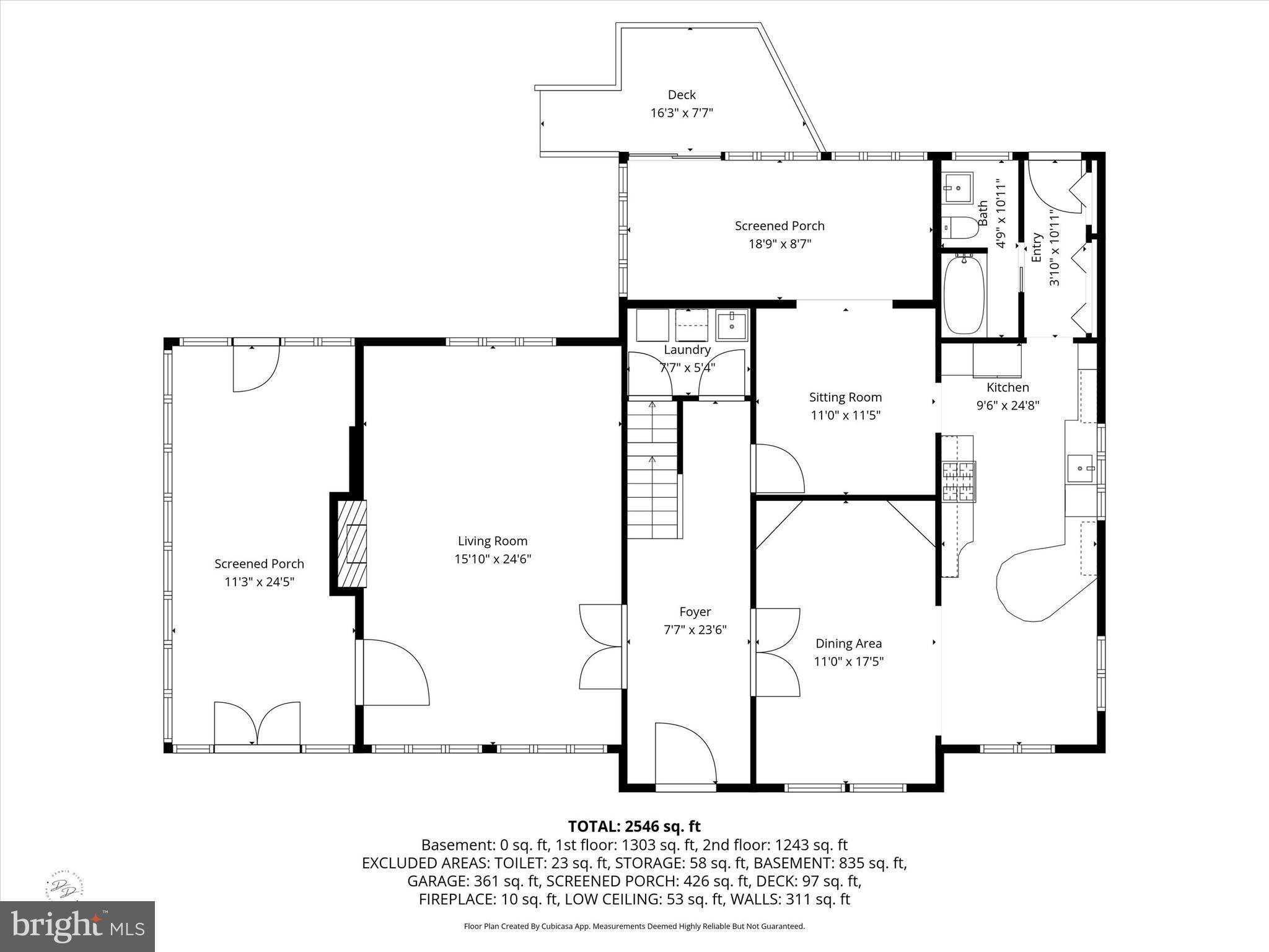 216 Orchard Road Newark, DE 19711 - Photo 86 of 86 Main level floorplan
