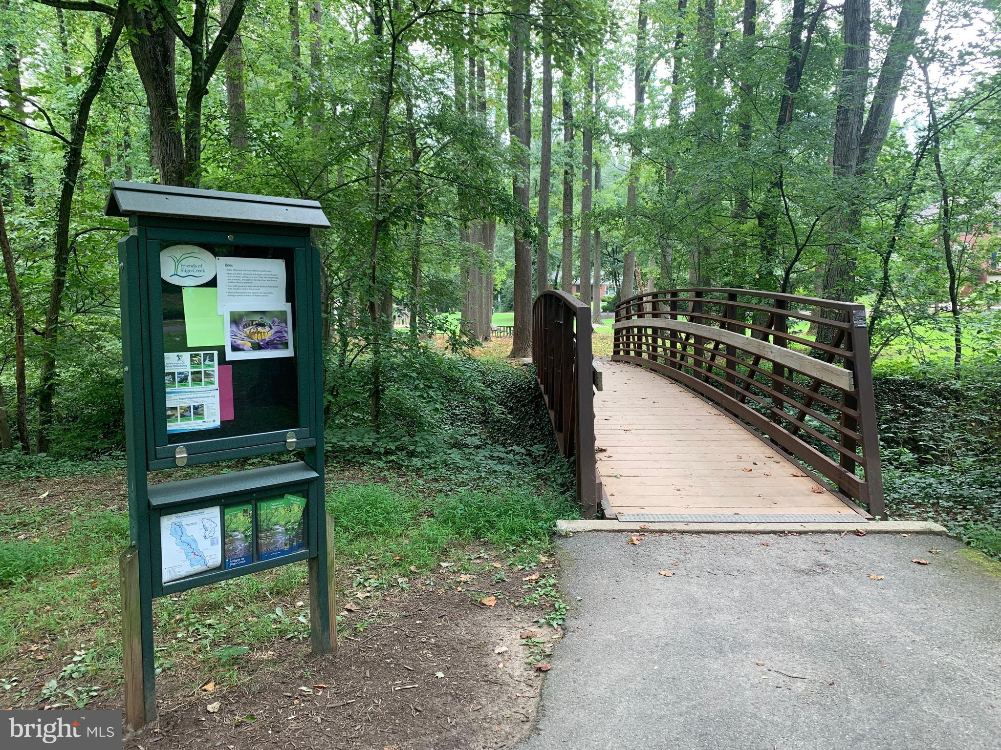 8618 Manchester Road, Unit 2 Silver Spring, MD 20901 - Photo 34 of 39 Sligo Creek Trail great for working out or leisure