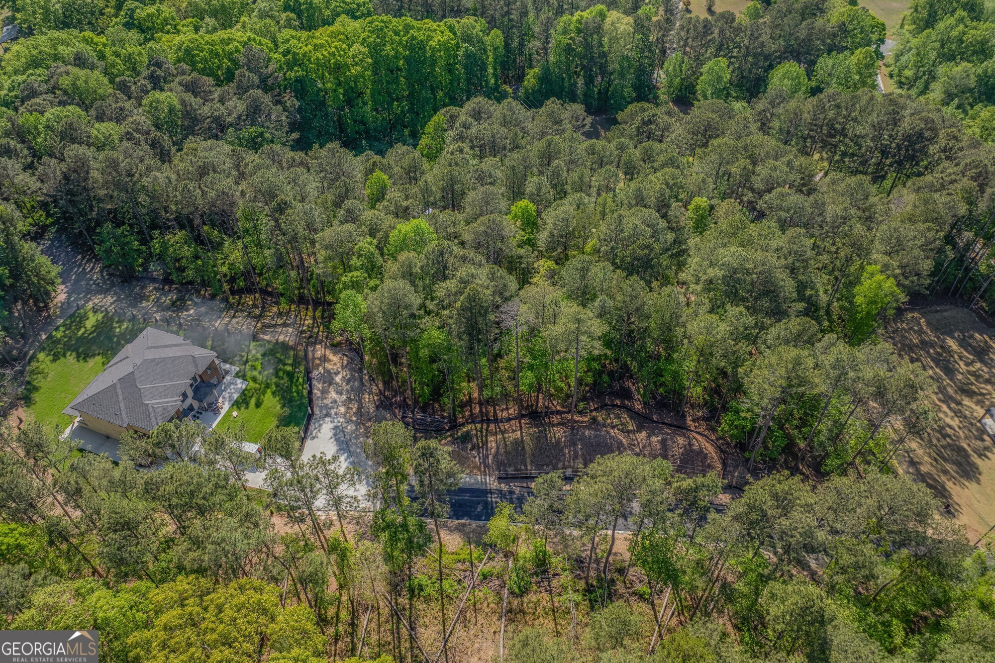 1559 Whitley Road Dacula, GA 30019 - Photo 25 of 33 an aerial view of residential house with outdoor space